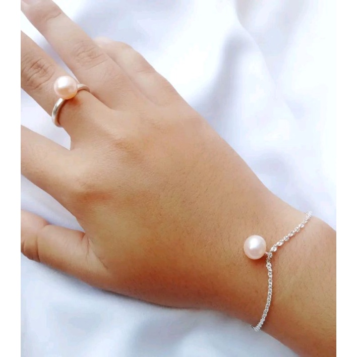 set perak cincin perak gelang perak set mutiara tawar gelang mutiara tawar cincin mutiara tawar