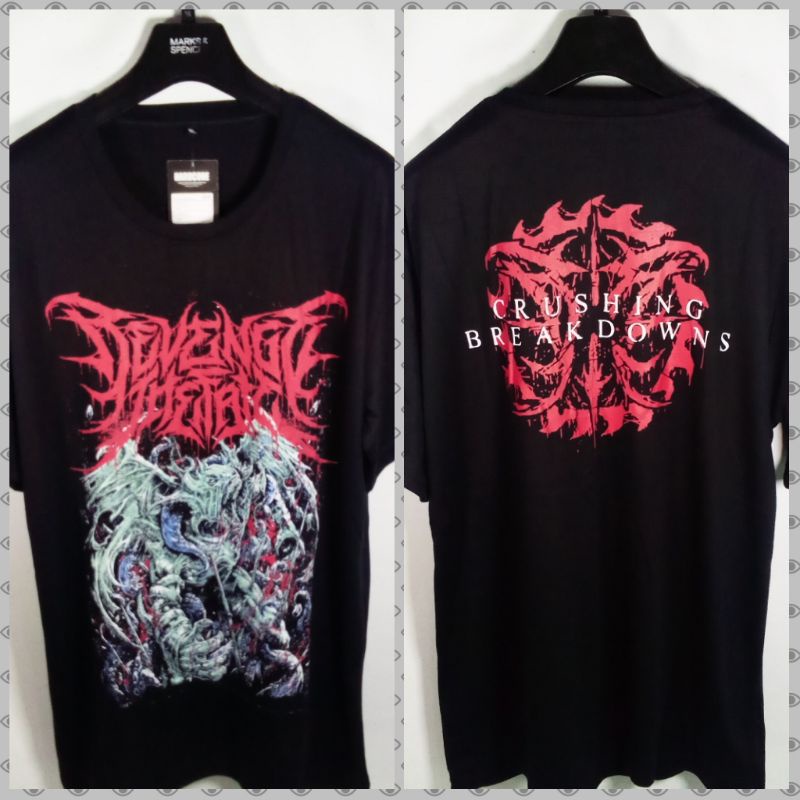 Jual Kaos Band Metal Revenge The Fate Crushing Breakdowns Shopee