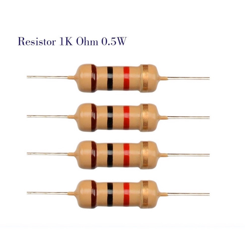 Resistor 1K ohm 0.5 W 1/2 W