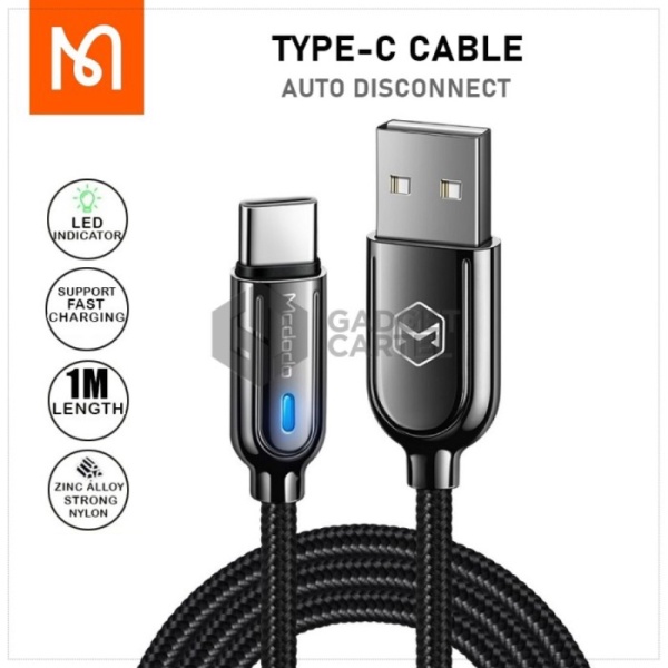 CHARGING KABEL DISCONNECT TYPE FAST OFF Limited C CA-6190 MCDODO POWER AUTO Unik