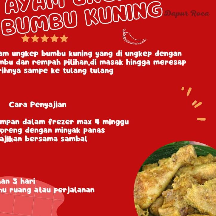 

SALE✅Ayam Bumbu Kuning Empuk&Gurih 1kg|RA7