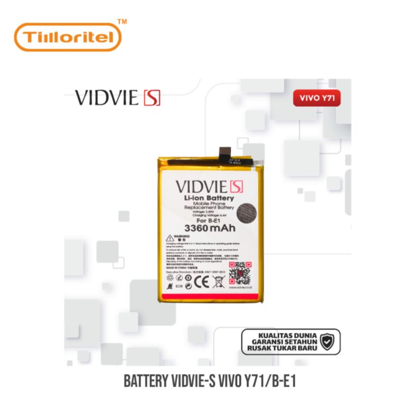 BATTERY VIDVIE-S VIVO Y71/B-E1