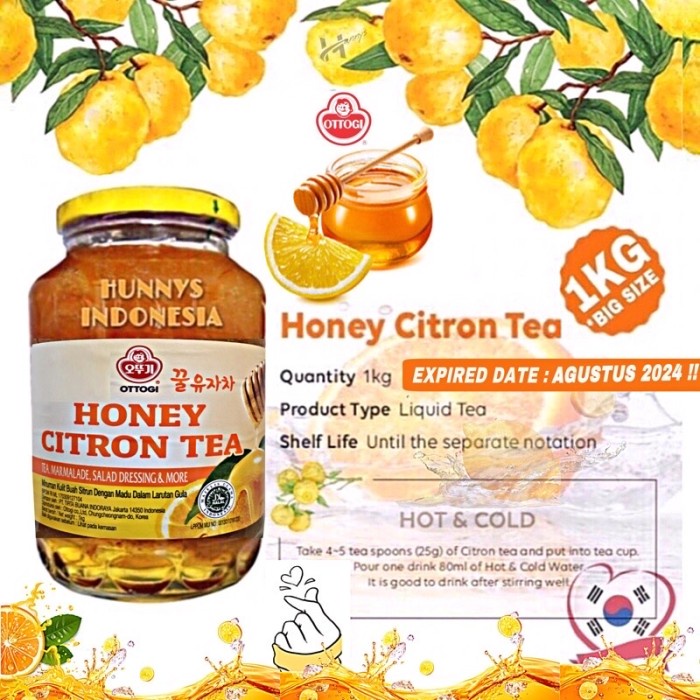 

HONEY CITRON TEA OTTOGI KOREA YUZU YUJA TEA MADU YUZU JAR 1 KG