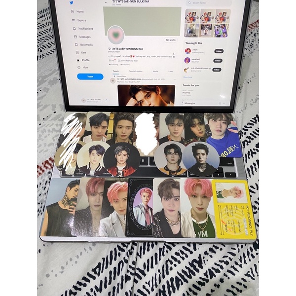 wts want to sell jaehyun pc photocard poca neozone c t ver kihno punch 1st 2nd player cc past future