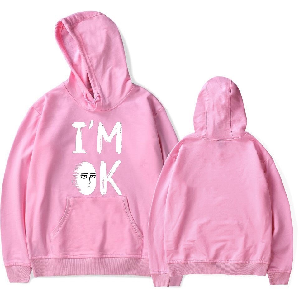 I'M OK Jumper Hoodie II  Sweater Hoodie Trendy II Sweter Oblong Topi Sz M - XL ( Pria &amp; Wanita / Anak &amp; Dewasa )