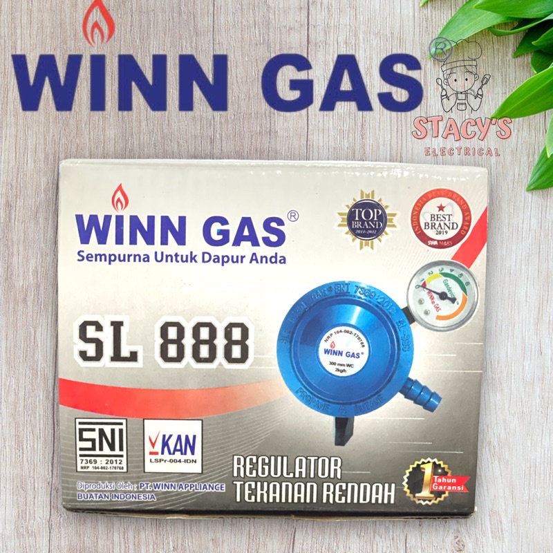 REGULATOR WINN GAS SK 888(BIRU) + JARUM