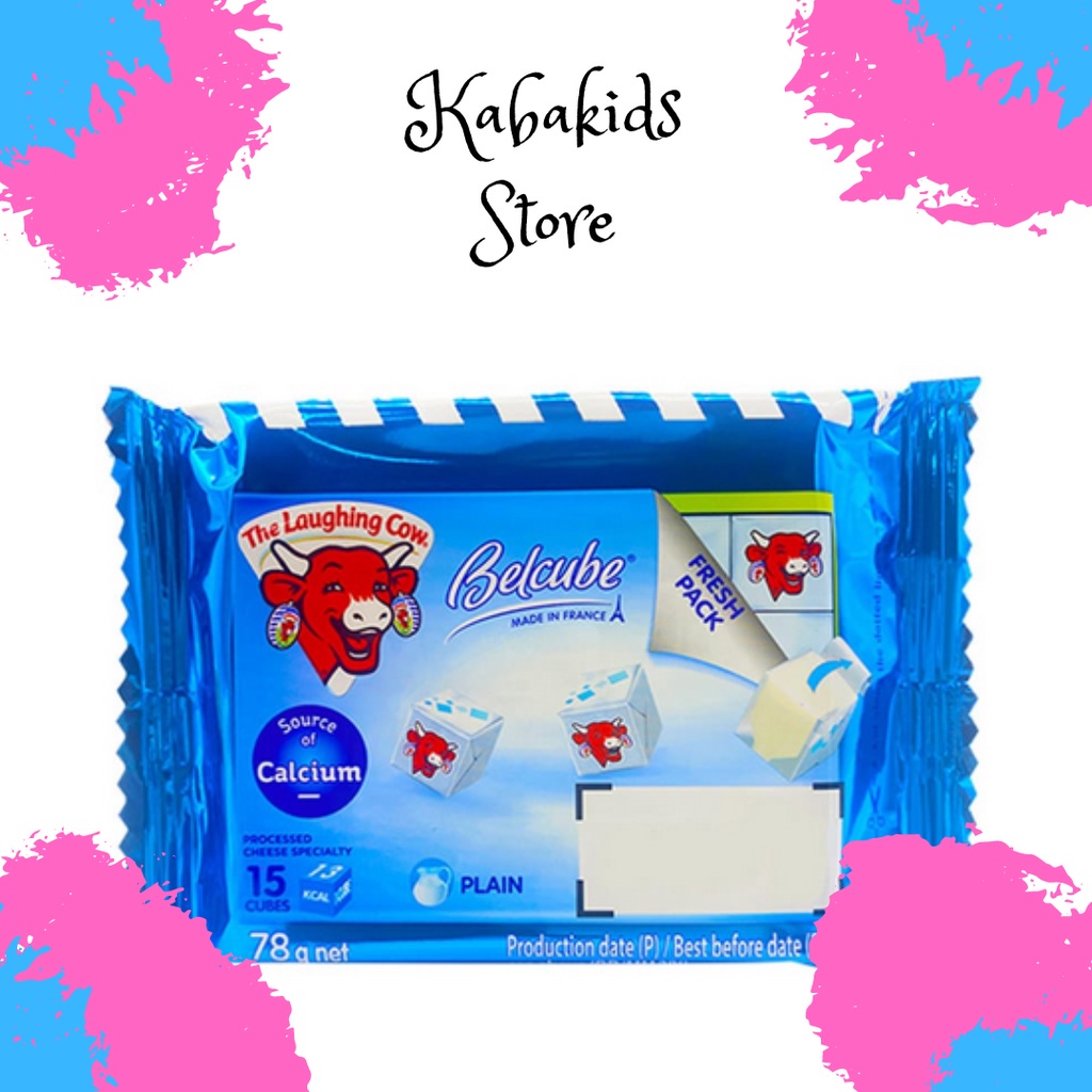 Belcube Keju Plain Cheese Spread 24 Cube Keju MPASI - Kabakids Store