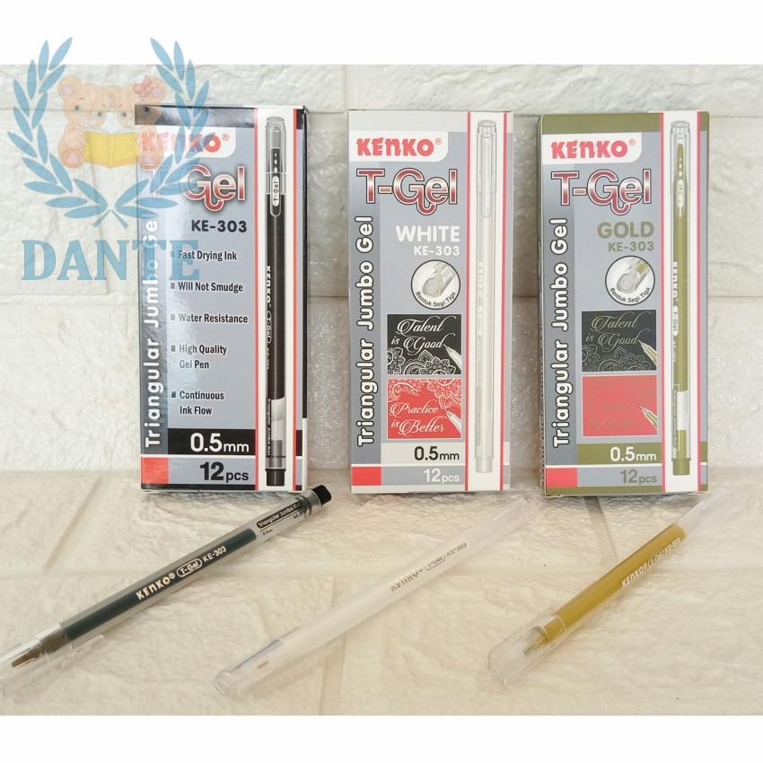 

BISA COD Pulpen Kenko T-Gel KE-303 Triangular Jumbo Gel per Lusin