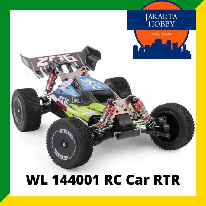 Wl 144001 Rc Car Buggy 1/14 4Wd 60Km/H Metal Chassis Rtr