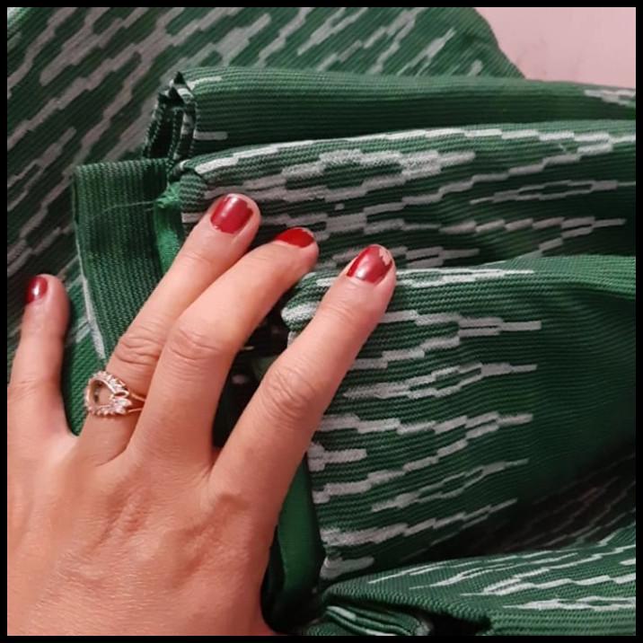 Promo Grade A Songket Tenun Bukan Mesin Sarung Sibolang Rasta Siantar Hijaup