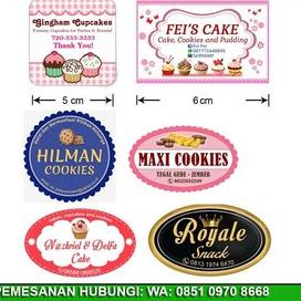 

BISA COD Sticker Label Produk untuk Toples dan Merk Kemasan Produk Isi 100 Pcs
