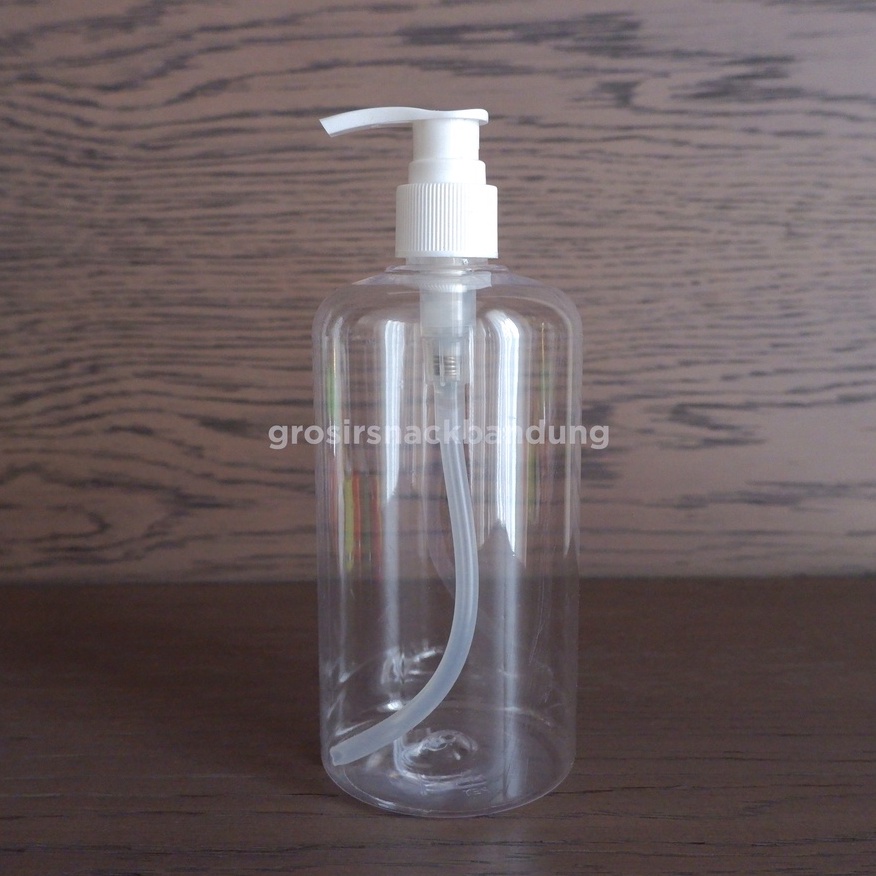 Botol PET 500ml Pump Lotion / BR 500ml Tutup Pump / Botol 500 ml Tutup Pump