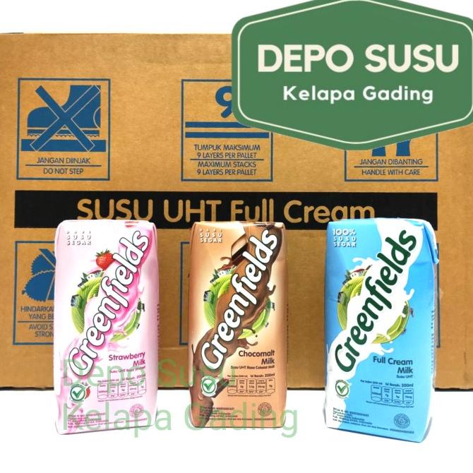 

Susu Greenfields UHT 200 ml X 24pcs Coklat/strw/plain Greenfield 200ml TERLARIS TERPERCAYA ORIGINAL