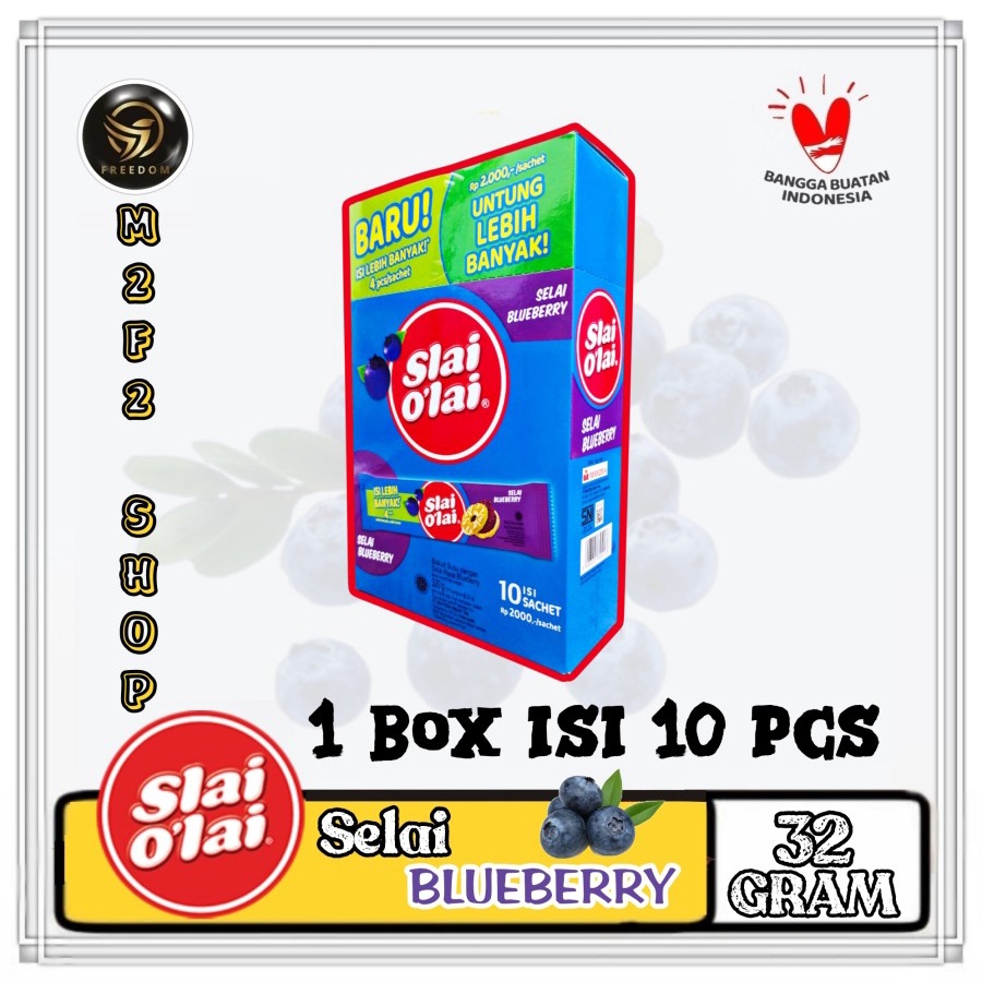 

Biskuit Slai Olai Blueberry | Selai Blueberi - 32 gr (Kemasan Box)