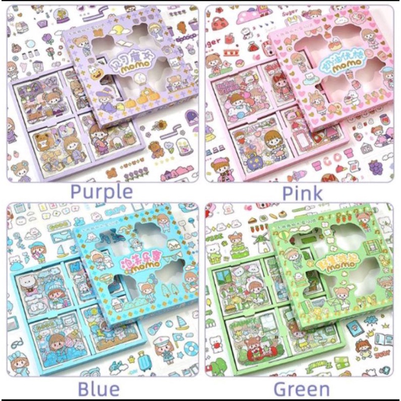 Stiker momo/stiker momo karakter