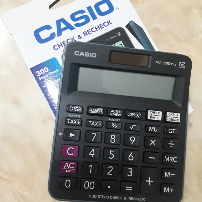 

KALKULATOR CASIO MJ-120D PLUS-BK ORIGINAL