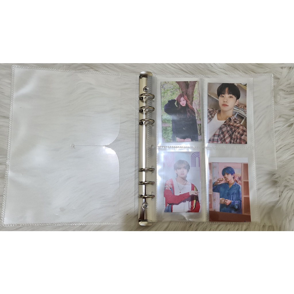 

Binder A5 Transparan 6 ring untuk KPOP Photocard Collection
