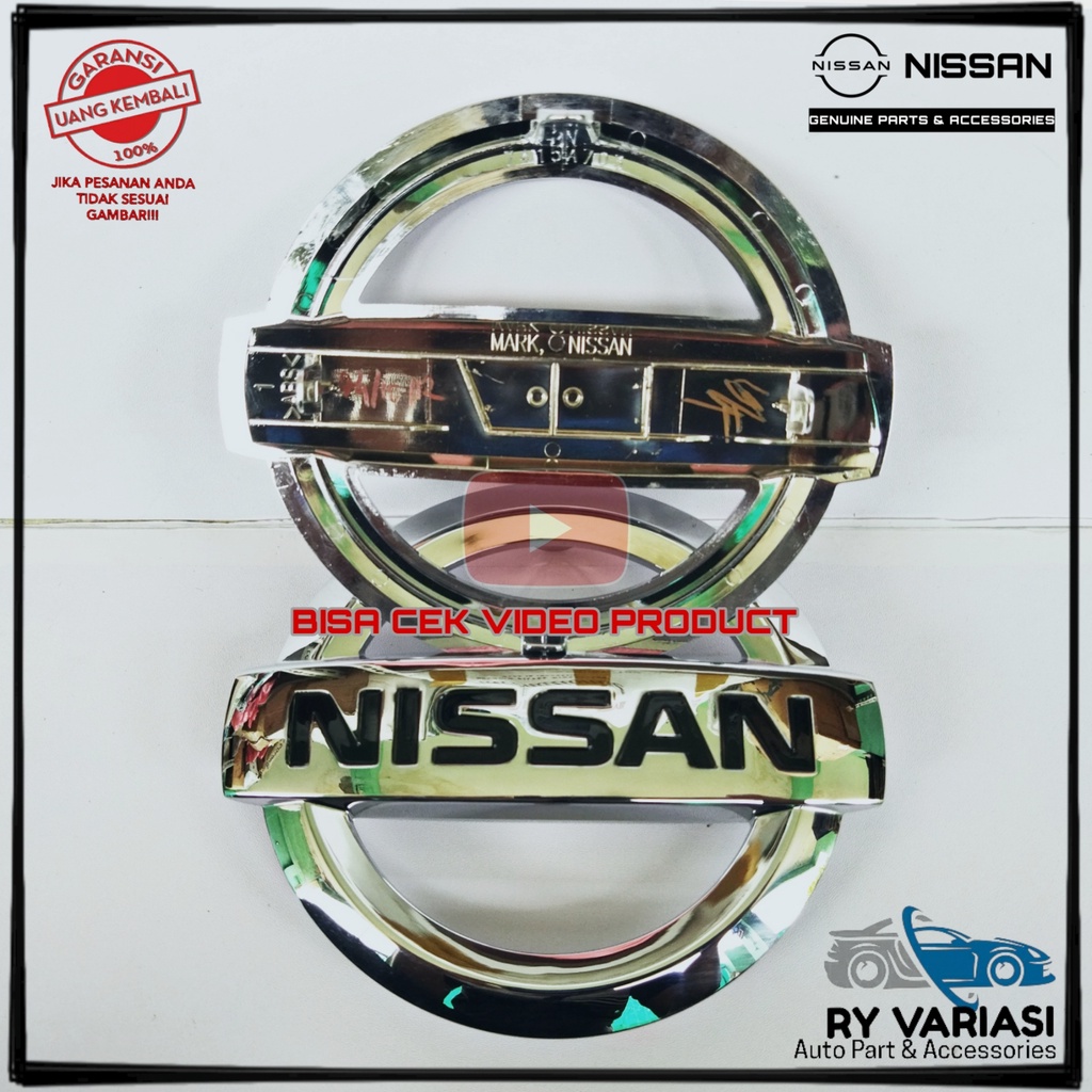 Logo Grill Depan NISSAN original/ Logo Depan Nissan/ Emblem Nissan