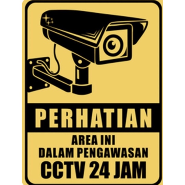 

Sticker CCTV Ukuran Besar 30 x 20 cm