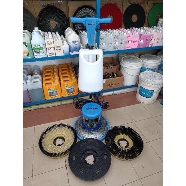 TecoluxPro SC-002 mesin poles lantai 175 RPM floor polisher 17 inch