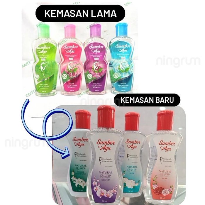 Ningrum - Sumber Ayu Sabun Sirih Sasir 50ml 90ml 200ml |  Pembersih Kewanitaan Daun Sirih Musk | Orchid | Confident | Rose | Natural Original BPOM - 7403