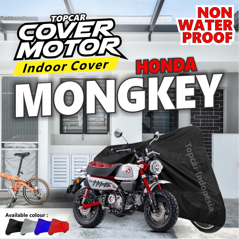 Cover Motor Honda Mongkey Indoor Non-waterproof Sarung Motor Selimut Pelindung Body Baju Biker Mantel Jas Penutup by TOPCAR