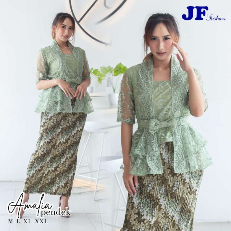 Kebaya kutubaru tulle//kebaya tulle modern//kebaya pesta modern//kebaya pendek