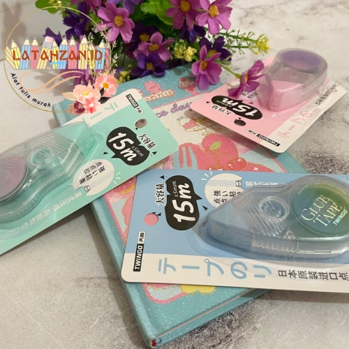 

GLUE TAPE POLOS (15 METER) BESAR TWINGGO TG-G1523 ALAT TULIS MURAH