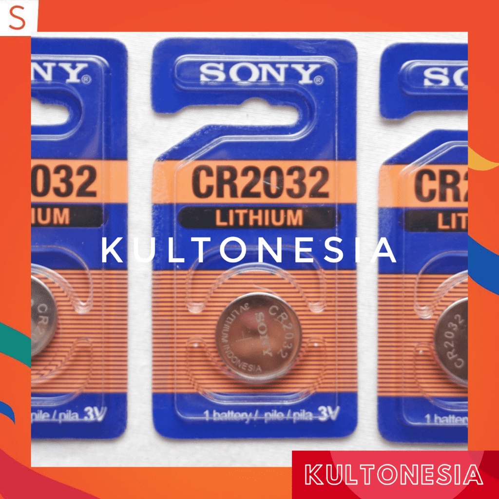 Baterai Sony ORIGINAL CR 2032 Bateray Sony CR2032 lithium 3V