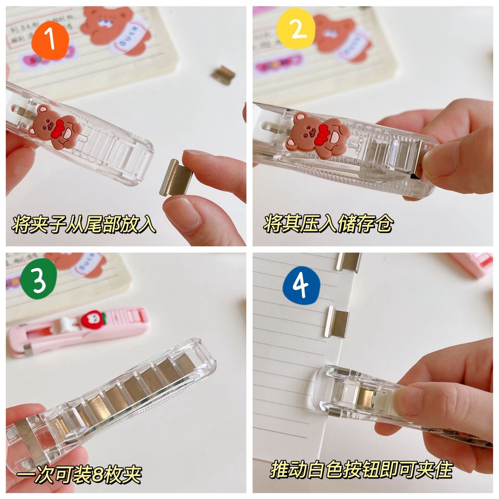 Serenity Clip Binding Buku Kertas Import Motif - CB01