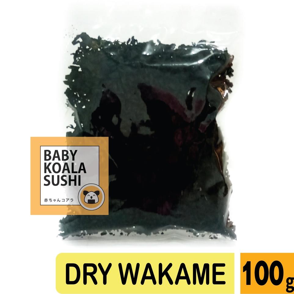 

[KODE PRODUK PJJEW9768] DRY WAKAME Rumput Laut Kering 100 g │ Dried Cut Wakame Import for Miso Sup Ramen Udon