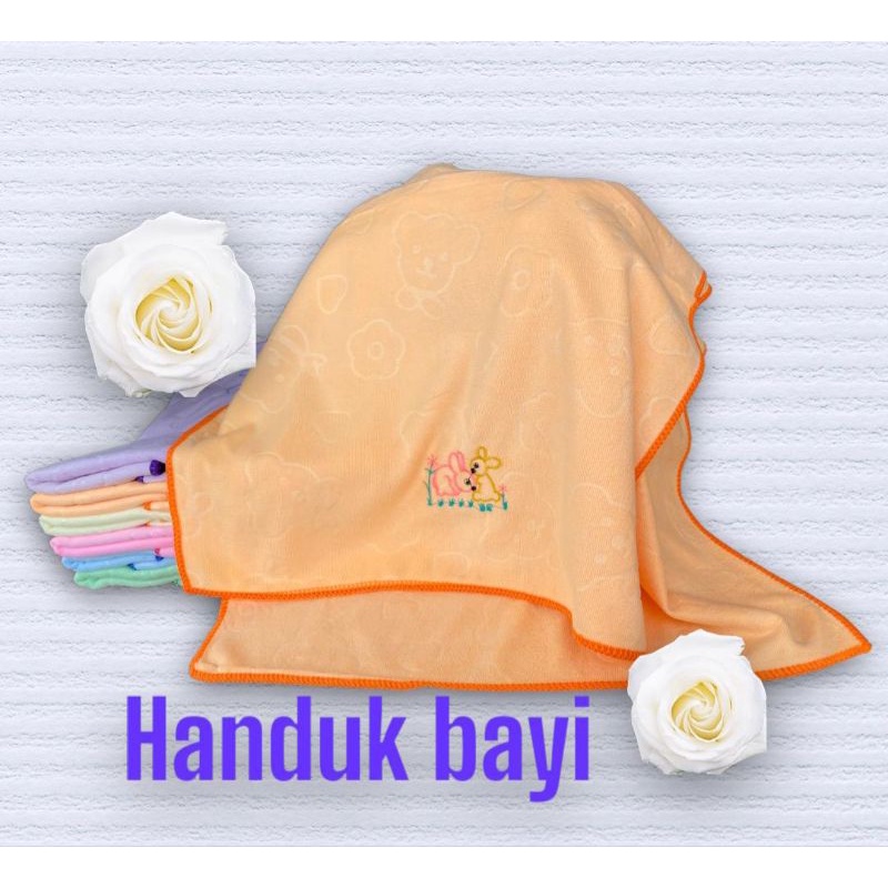 handuk bayi microfiber lembut dan halus