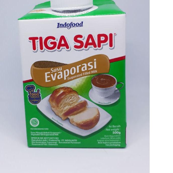 

TERBARU Tiga Sapi Evaporasi 500gr x 12box DUS / KARTONAN...