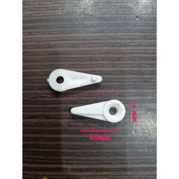 kwaci plastik putih / kuaci penahan kaca jepit pigura frame (isi 100pcs)