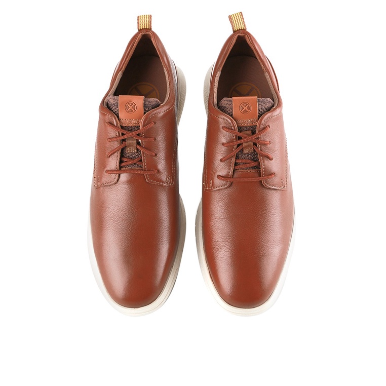 HM016 SEPATU PANTOFEL HUSH PUPPIES PRIA ORIGINAL CASUAL SEMI FORMAL KULIT BRANDED COKLAT BROWN