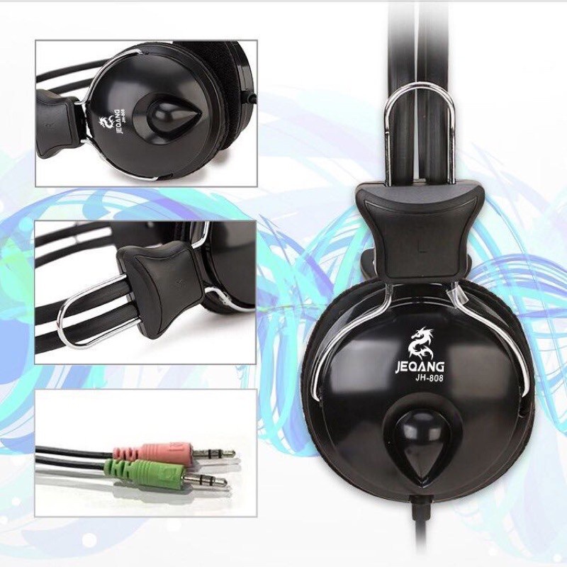 headset gaming murah for PC / Laptop Plus mic JH 808 / superbass/limited