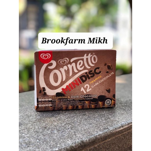 

Walls Mini Cornetto Tiramisu dan Dark Chocolate