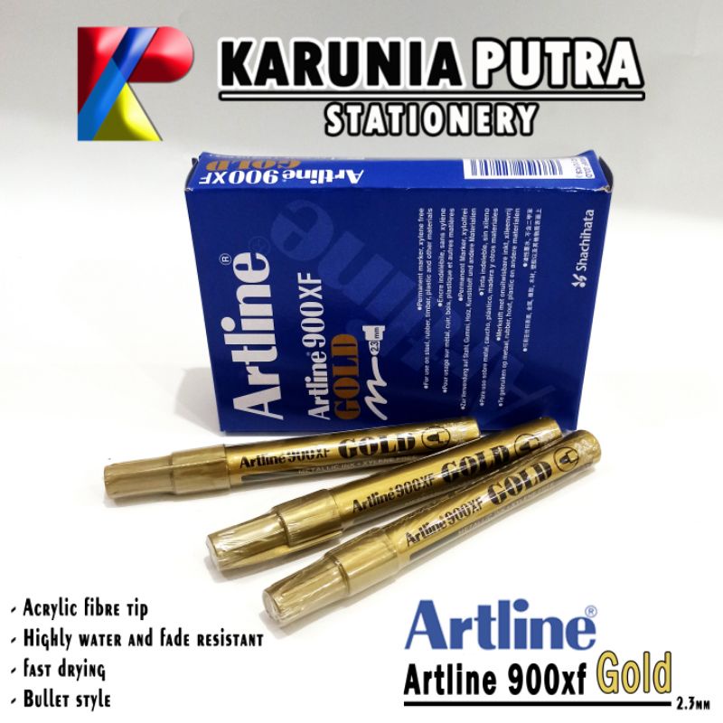 

Artline Spidol Paint Marker 900XF Gold 2.3mm