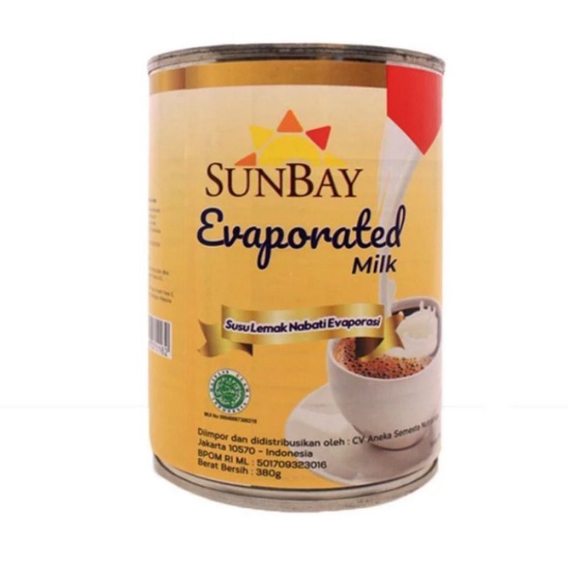 

Susu Evaporasi Sunbay 380g