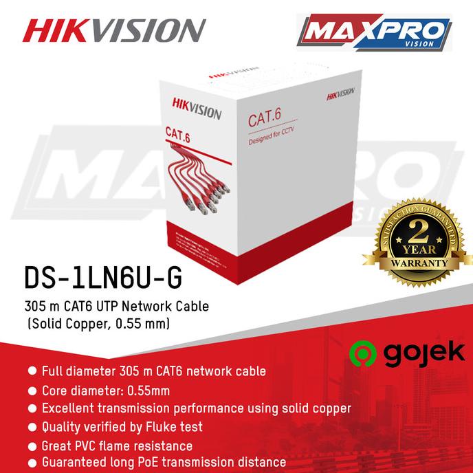 Ds-1Ln6U-G - Kabel Utp Cat 6 Hikvision