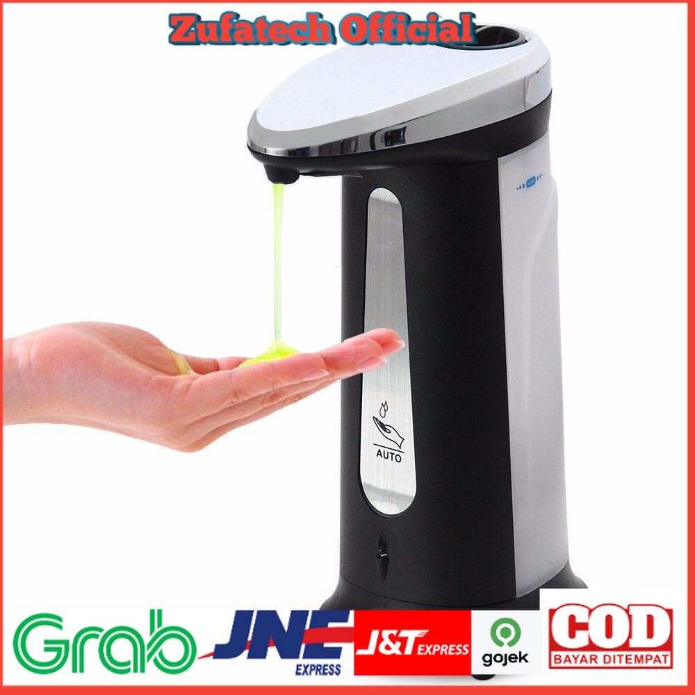 Finether Soap Magic Tabung Dispenser Sabun Otomatis 400ML - AD-03 - Black