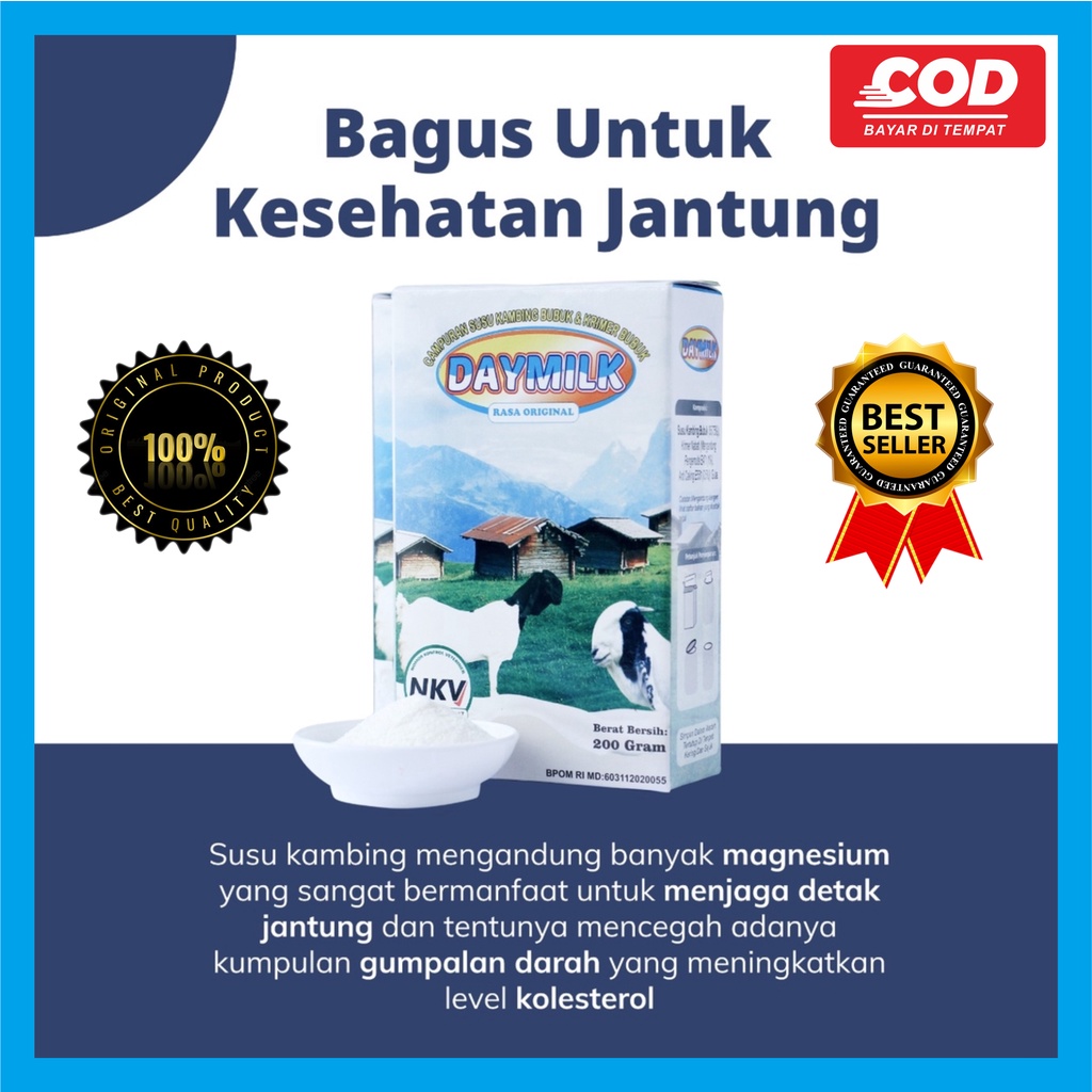 

DAYMILK Susu Kambing Etawa Original Cocok Untuk Asma dan Pernafasan