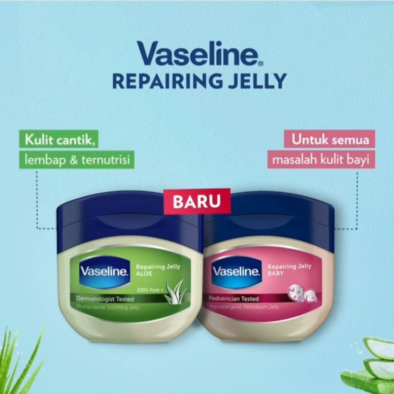 Vaseline Repairing Petroleum Jelly Lotion Original Pure / Baby 50mL