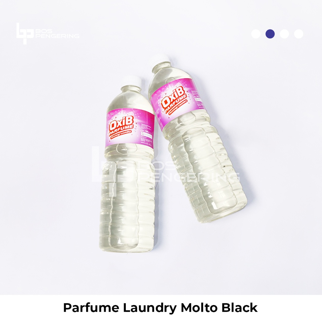 Pewangi Pakaian Laundry - OxiB Parfum Aroma Molto Black 1 Liter Tahan lama Berkualitas