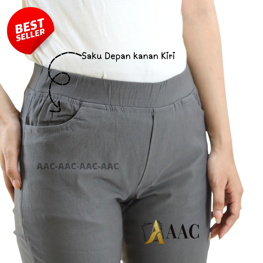 Celana Chino Wanita Stretch / Elizabeth Pants Celana Wanita Melar Elastis
