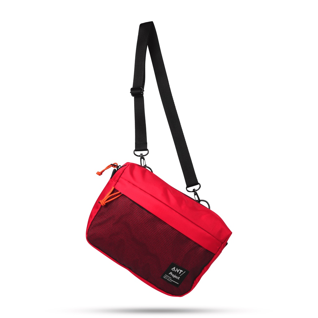 REV X ANT Sling Bag STERLING OLIVE - Tas Sacoche Casual terbaru RED