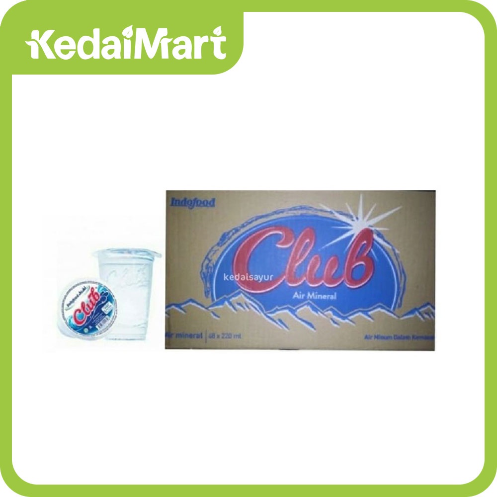 

Club Air Mineral Gelas 220 Ml 1 Dus Isi 48