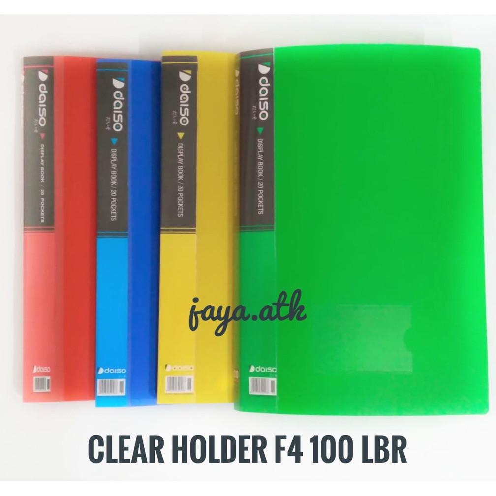 

MAP DOKUMEN PLASTIK 100 LEMBAR FOLIO F4 CLEAR HOLDER DOCUMENT KEEPER HOLDER TERLARISS...,,,,,