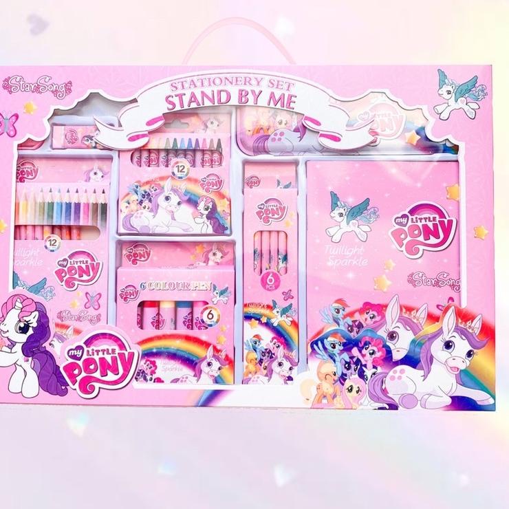 

[L-4W ✉] Set alat gambar little pony super komplit-murah