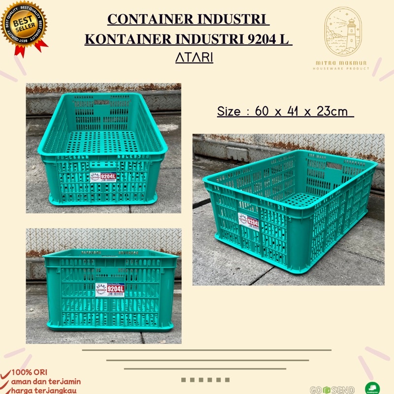 KERANJANG INDUSTRI 9204 L / CONTAINER INDUSTRI ATARI 9204 L / KERANJANG